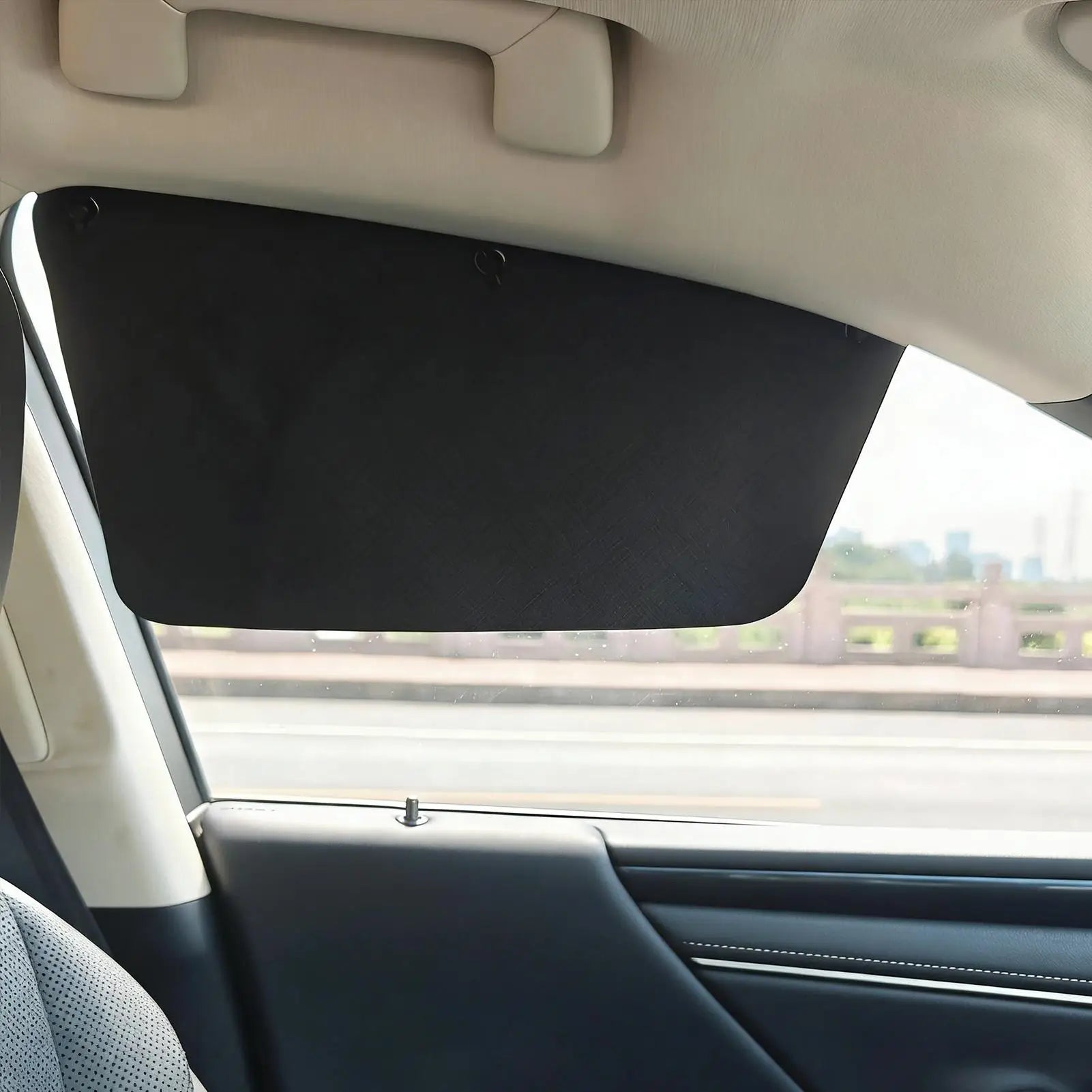 1PC Car Window Shades Side Window Sun Shade Magnet Privacy Curtains UV Reflection Anti Glare UV Block Sunshade Protection Cover Oasis Select