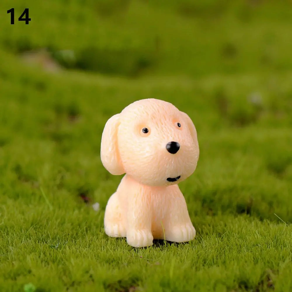 Mini White Bear Polar Bear Figurines Simulation Home Micro Landscape Garden Miniatures Animal Home Decor Accessories Oasis Select type 14