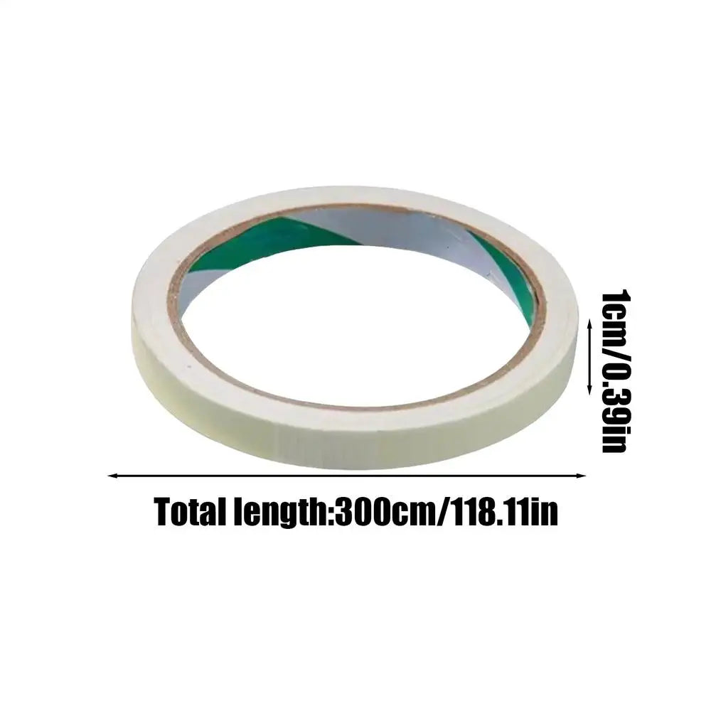 Fluorescent Tape Glow in the Dark Adhesive Safety Egress Markers Safety Tape Wear-Resistant Fluorescent Glow Tape Fluorescent Oasis Select 1cmX3m