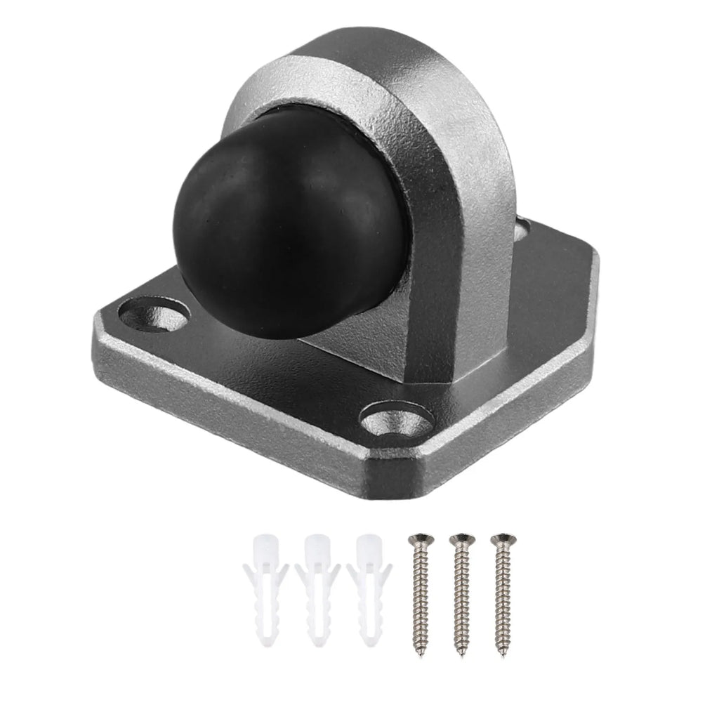 Heavy Duty Glass Door Stop with Solid Stainless Steel and Anti Collision Rubber Buffer to Protect Doors and Reduce Noise Oasis Select