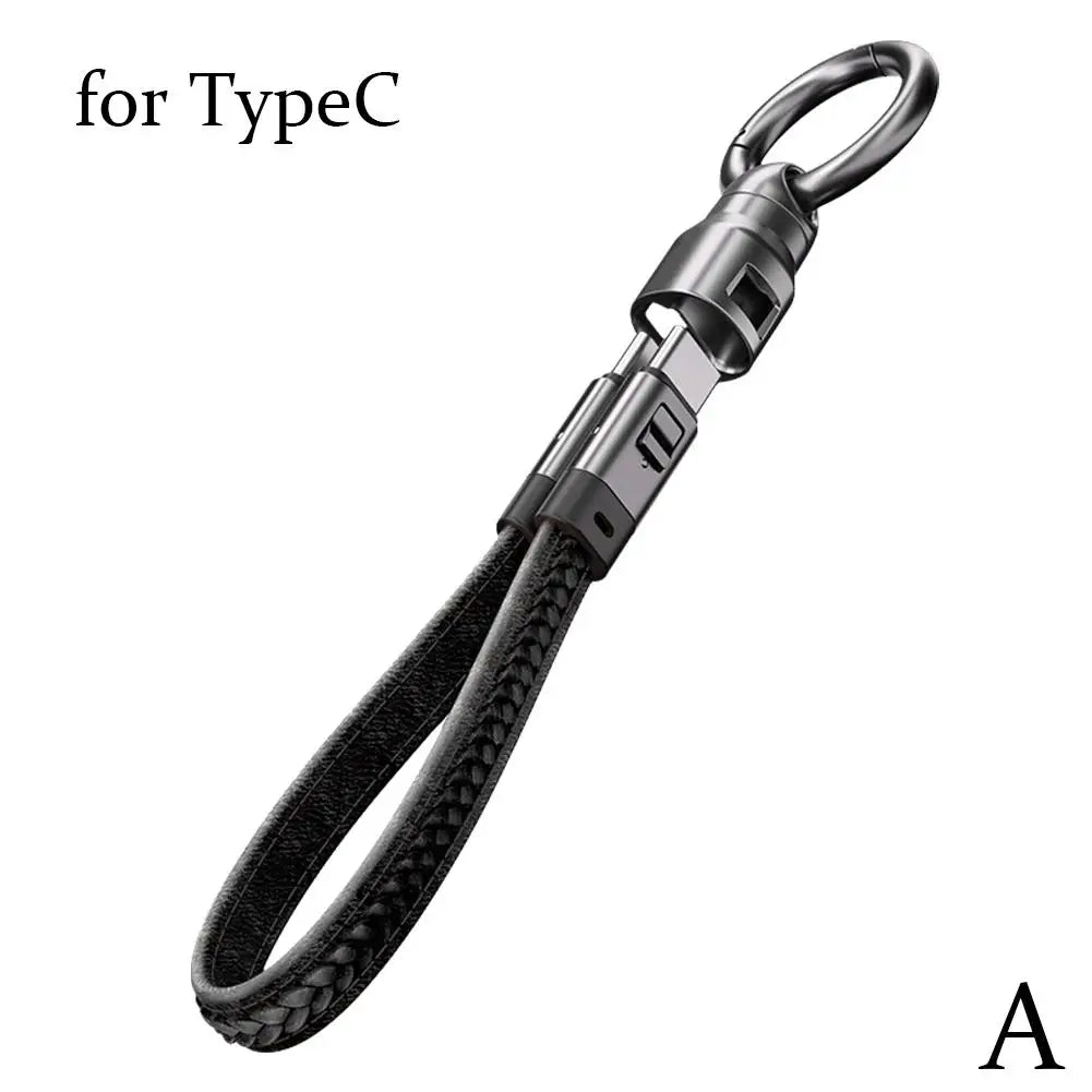 240W USB-C Keychain Charging Cable | PD Fast Charge Type-C