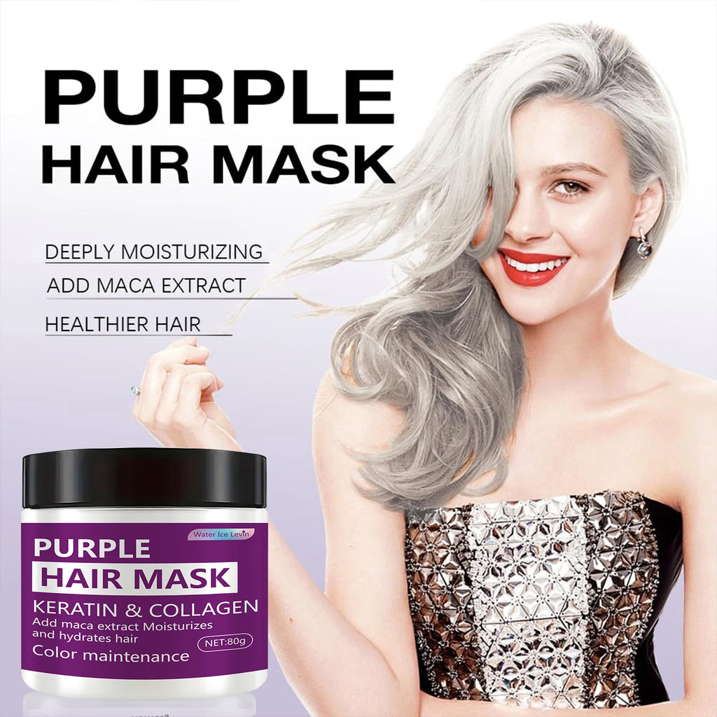 Purple Hair Mask – Color-Locking Deep Moisture & Toning 80g Purple Hair Mask Oasis Select