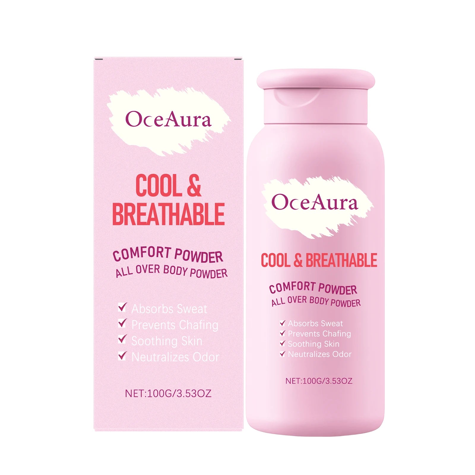 Talcum Powder For Remove Odor Sweat Moisture Refreshing Apply To Inner Thigh Pivate Areas Whole Body Sweat Absorbing Body Powder Oasis Select