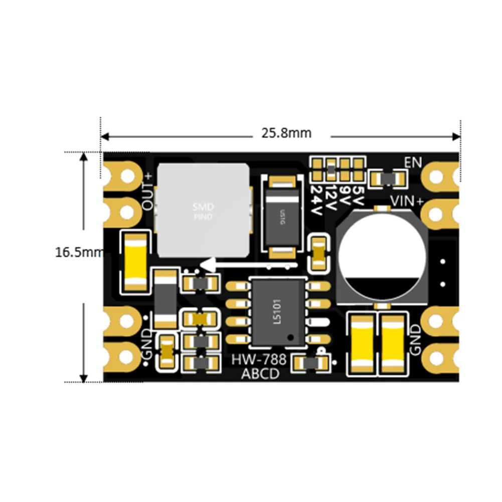 DC-DC Buck Converter 7-100V to 5V-24V Step Down Module | ALLOYSEED Buck Converter Module Oasis Select