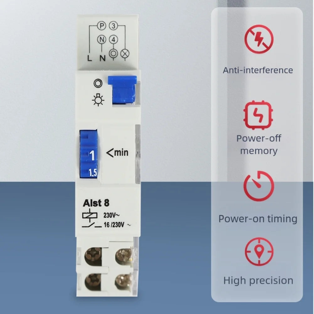 Automatic Lighting Control 230V Timer Relay DIN-Rail Mounting Energy Saving Solutions For Advertising Displays Oasis Select