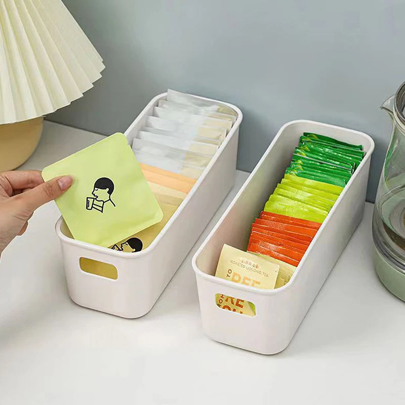 Phone Case Storage Box Multi Functional Partitioned Drawer Storage Box Uncovered Desktop Multifunctional Bedside Storage Box Oasis Select
