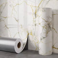 Imitation Ceramic Tile Self-Adhesive Wallpaper With Marble Pattern Thick Foam Waterproof Wall Sticker For Living Room Decoration Oasis Select tuopubaijin 40cmX3m