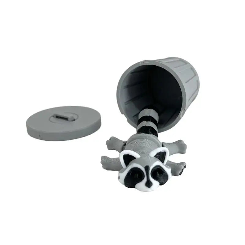 Creativity Plastics 3D Printed Toys Cartoon Flexible Raccoons Animals Figures Articulated Raccoon Fidget Toy Desktop Decoration Oasis Select A