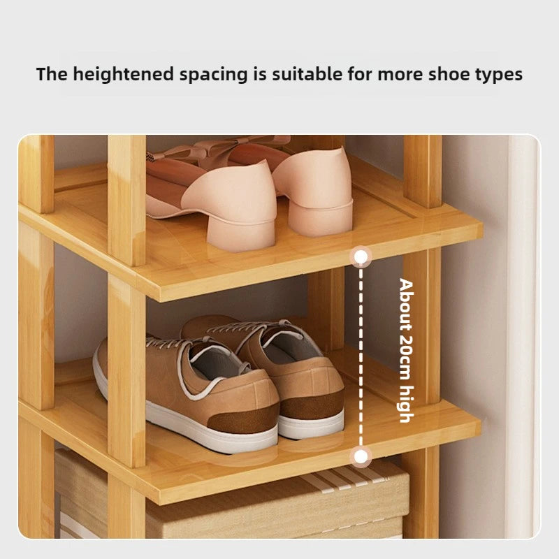Home economy door multi-layer shoe storage artifact saves space, rental house shoe cabinet, shoe rack Oasis Select