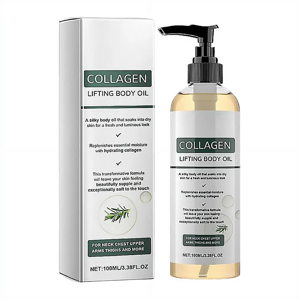 Collagen Lifting Body Oil Deep Hydration Moisturizing Firming Body Skin After Shower Body Care Lightweight Massage Essential Oil Oasis Select