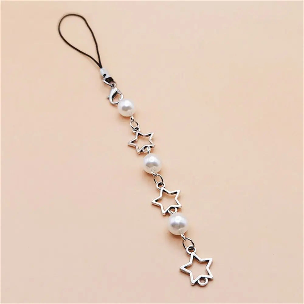 Y2k Phone Pendant Sweet Cool Girl Pink Chain Charms Kawaii Women Accessories Handmade DIY Cute Phone Strap Lanyard Oasis Select 2