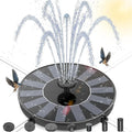Solar Water Fountain Pool Pond Waterfall Fountain Garden Decoration Outdoor Bird Bath Solar Powered Floating Water Pump Oasis Select Default Title