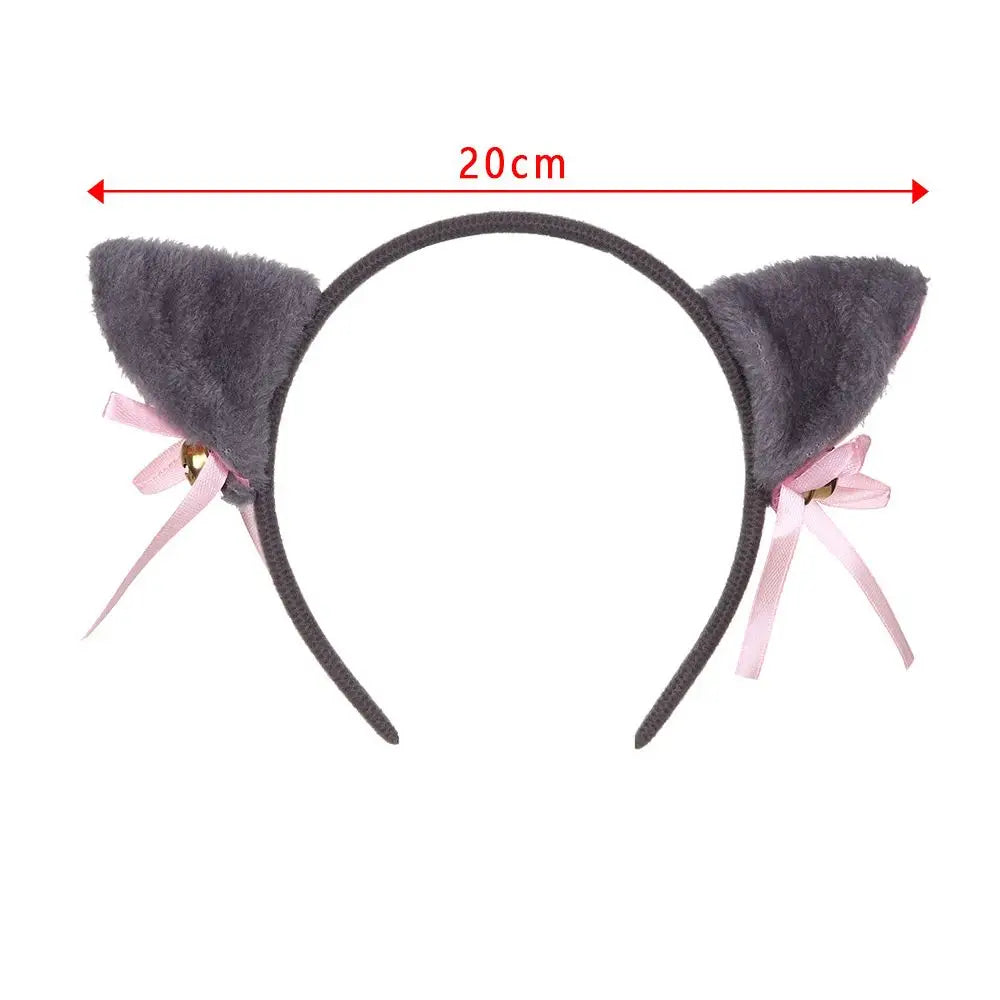Lovely Club Bar Anime Cosplay Small bell Cat Ear Head Band Hair Accessories Cartoon Hair Band Oasis Select