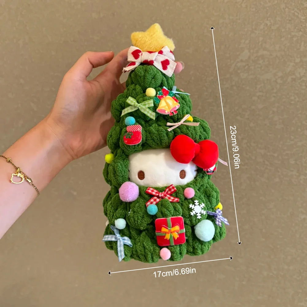 Handmade Crochet Christmas Tree Doll Outfit | 17cm Plush Doll