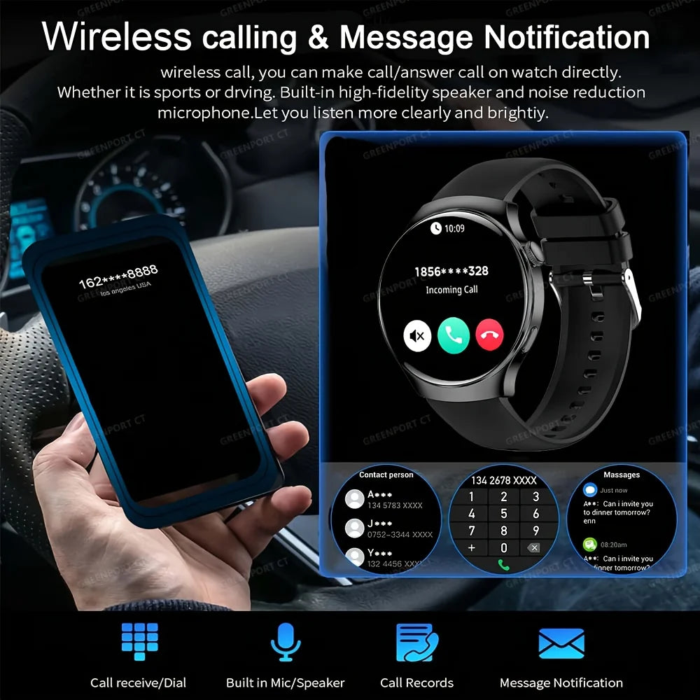ERUN Premium Smart Watch – Sports, Calls & Music Control