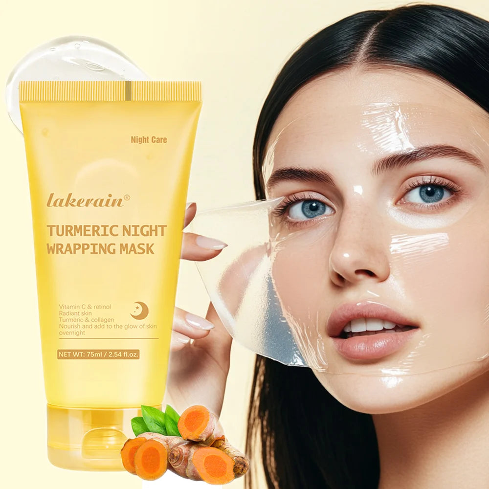 Collagen Peel Off Facial Mask Overnight Wrapping Pack Elasticity Hydration Care Reduces Sagging Dullness Hydrolyzed Collagen For Oasis Select 1pc