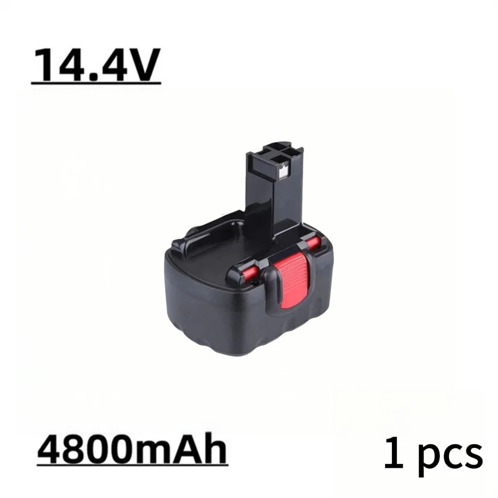 9800mAh For Bosch 14.4V Battery For Bosch D70745 2607335273 BAT038 BAT140 BAT040 BAT041 BAT159 2607335465 26073356 Drill Battery Oasis Select 14.4V 4800mAh 1pcs