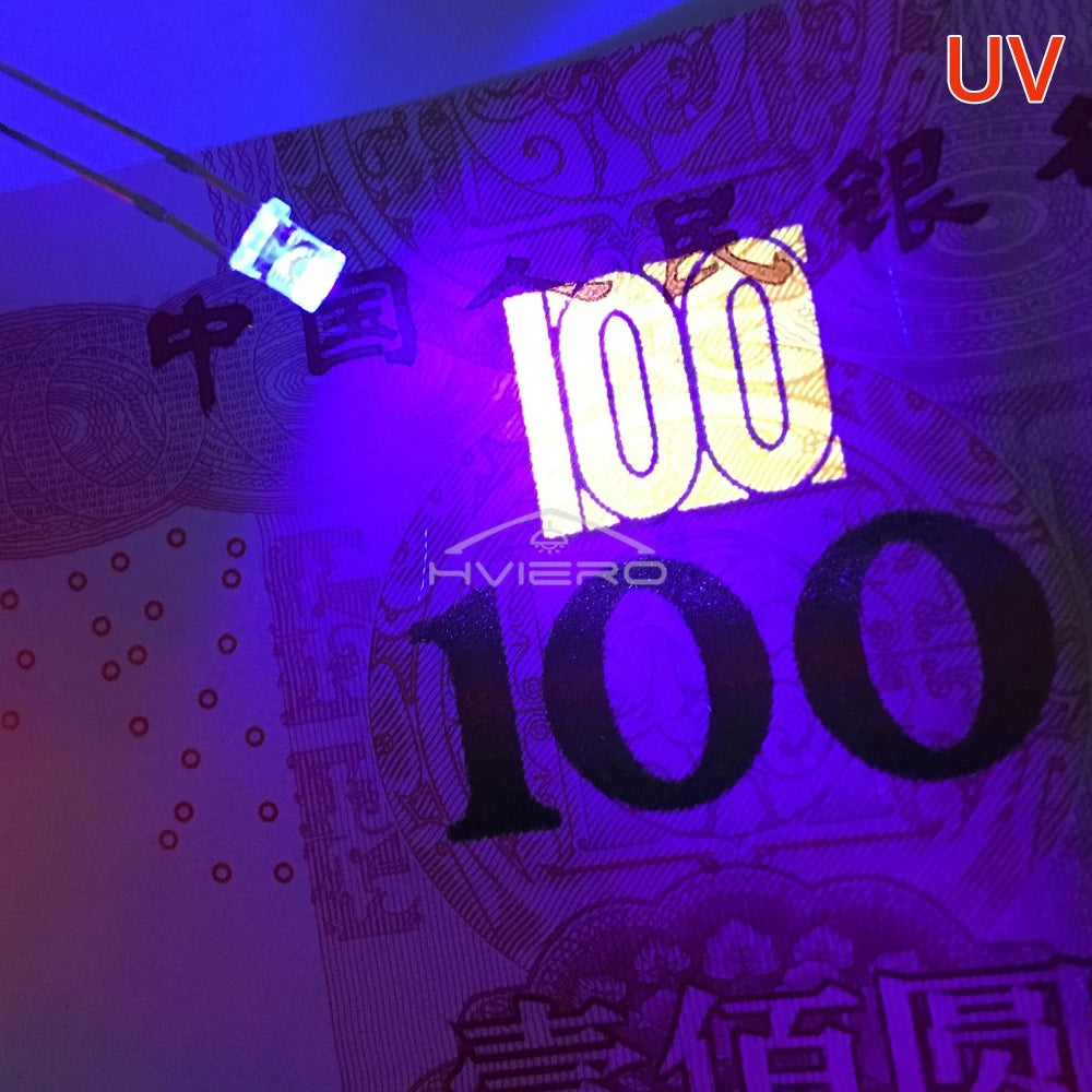 100pcs 3mm Flat Top Ultra Bright LED Diodes | Wide Angle DIY