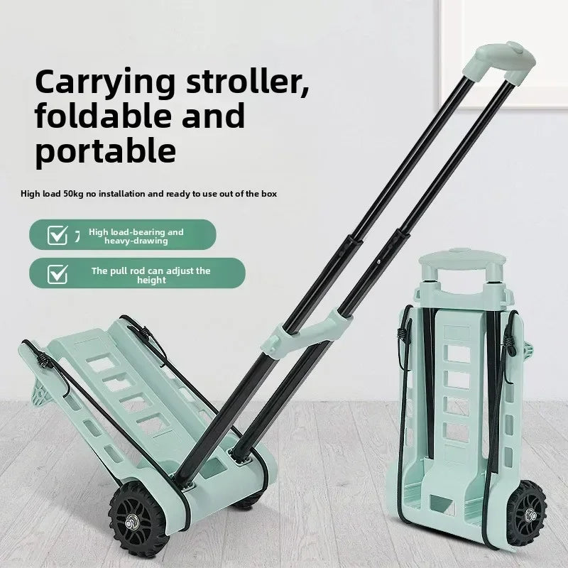 Multi-functional Portable shopping cart folding trolley household trolley luggage cart trolley Oasis Select