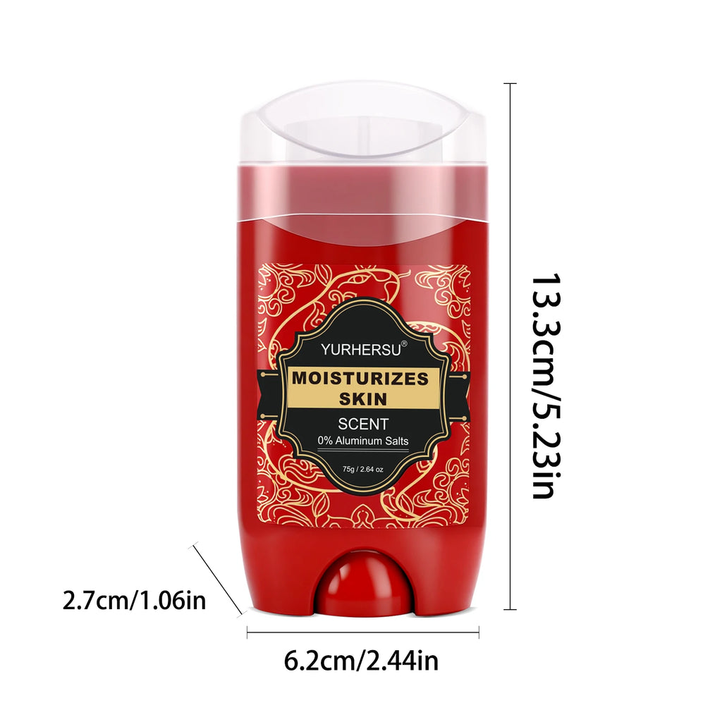 YURHERSU Men's Sport Deodorant Stick 75g – 72H Anti-Perspirant Men's Deodorant Stick Oasis Select