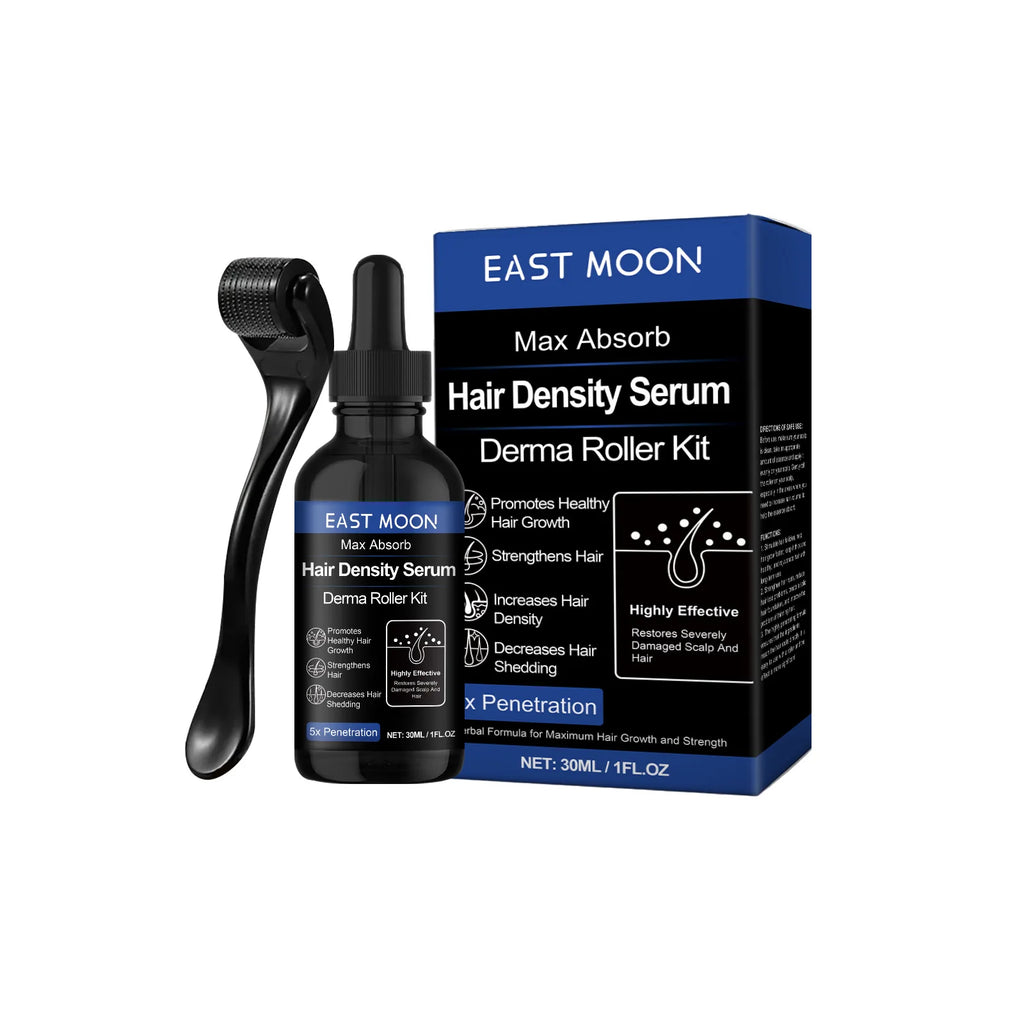 Hair Roller Kit with Nourishing Serum – Hydration & Strength Hair Serum Roller Kit Oasis Select 30ml