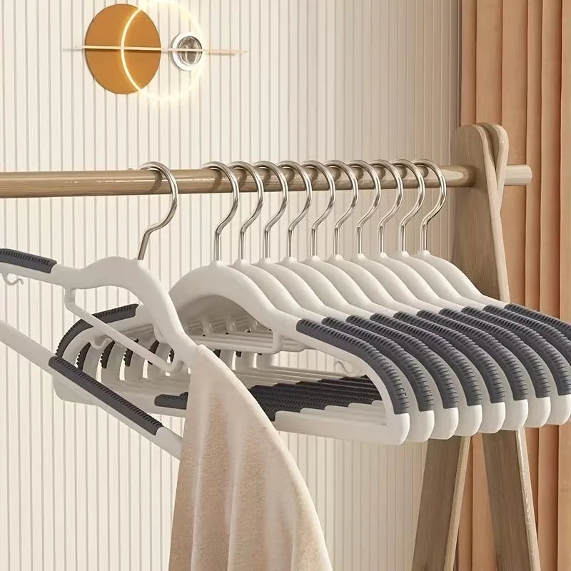 30pack (10 Velvet Hangers and 20 Clips), Heavy-duty Anti Slip Hanger for Wardrobe Organization,Various Color of Household Hanger Oasis Select