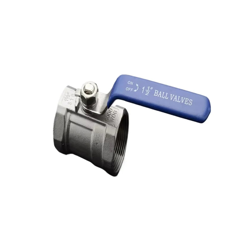 Stainless Steel Ball Valve 1/4 "3/8" 1/2 "3/4" 1/4 "1-1/4" 1-1/2 "internal Thread BSP Threaded Valve with Vinyl Handle Oasis Select