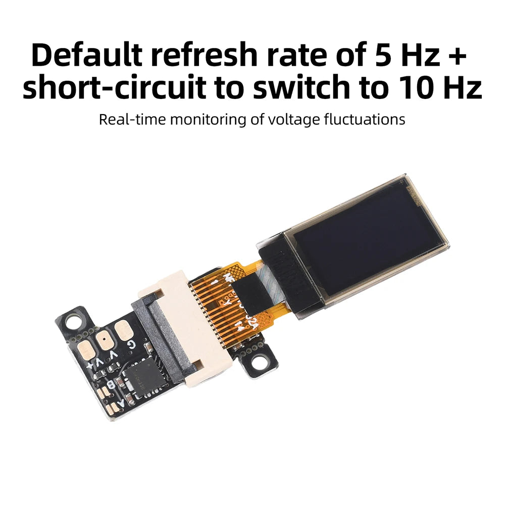 Ultra Thin Mini OLED Digital Voltmeter DC 0-30V 0.5 Inch OLED Display 12Bit ADC High Precision Voltage Meter 5Hz/10Hz Adjustable Oasis Select