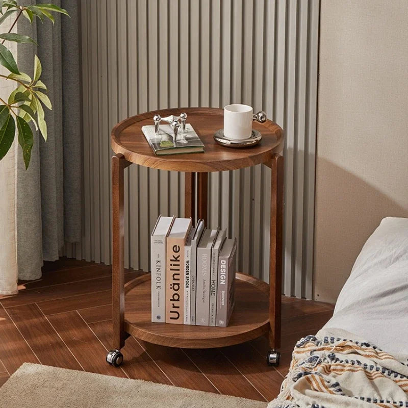 Multi-functional Movable trolley side table Living room coffee table Movable coffee table sturdy and durable Oasis Select