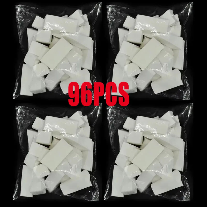 1/12/24/96 Pcs/Set Triangle Soft Makeup Sponge Face Foundation Concealer Cream Powder Blend Smearing Puff Cosmetic Tool Oasis Select 96pcs