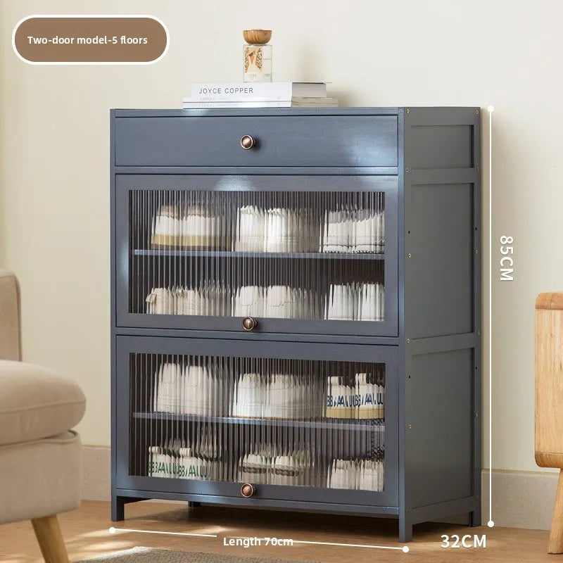 Shoe cabinet with door, simple and modern outside the door of the home, the new 2023 popular entrance Nanzhu shoe rack Oasis Select 70 long