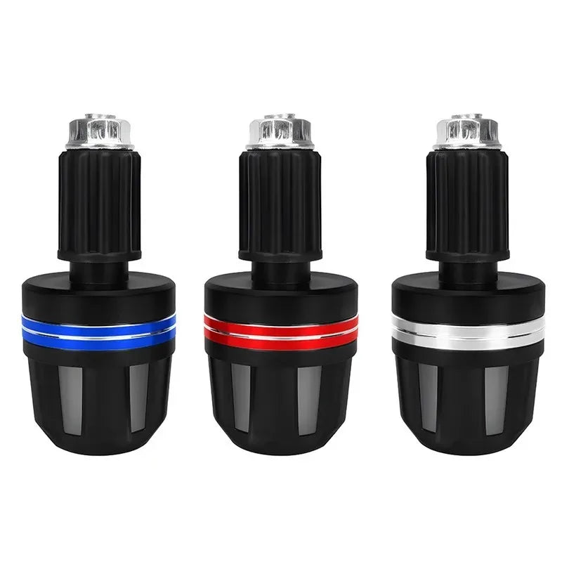 1Pair Motorcycle Handlebar End Light 12V LED Strobe Lamp DRL Driving Light Waterproof Side Warning for Scooter Moto Accessory Oasis Select