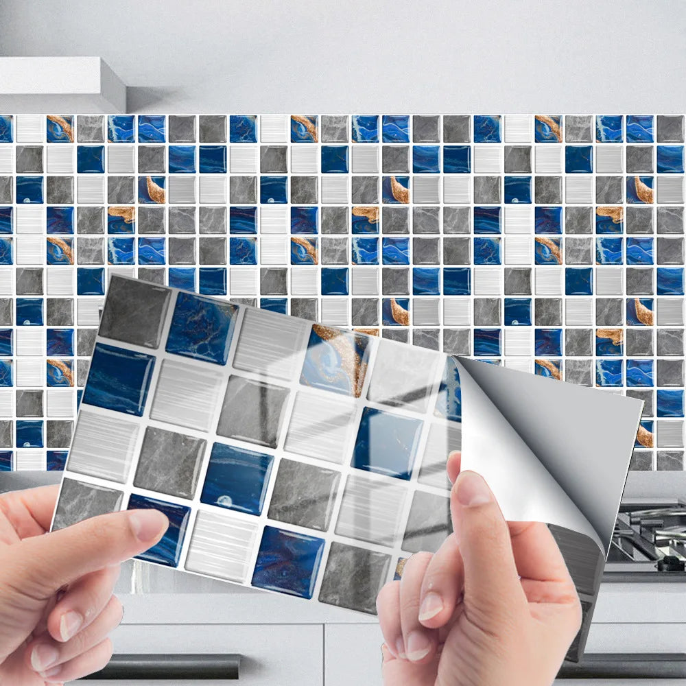 Home renovation crystal ceramic tile paste self-adhesive floor paste kitchen oil proof decoration sticker tile paste decoration Oasis Select KIT074 10cm x 20cm-48pcs