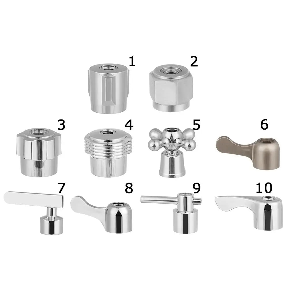 Triangle Valve Small Spout Dish Basin Faucet Handle Switch Handle Accessories Single Cold Quick Open Valve Core Handwheel Oasis Select