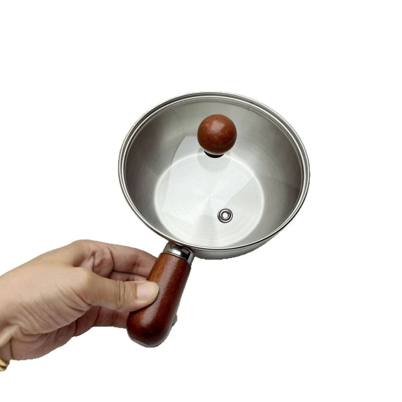Stainless Steel Sauce Pot | Suitable for Induction Cooktops, Ideal for Cooking Sauces, Milk, Hot Chocolate, Gravy, and Oatmeal Oasis Select