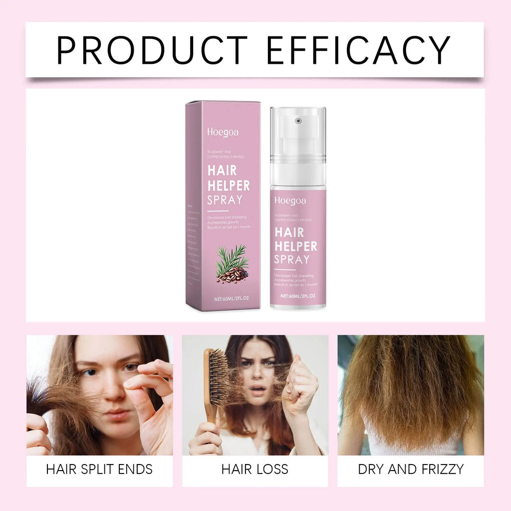 Rosemary Hair Nourishing Spray Strengthen Growth Repair Scalp Damage Keep Shiny Restore Soft For Curly Hair Care Essential Oils Oasis Select