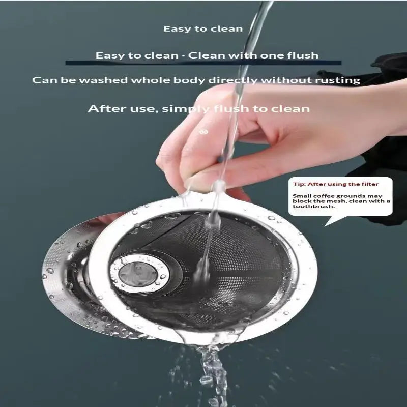 Reusable Stainless Steel Pour Over Coffee Filter | Paperless Dripper