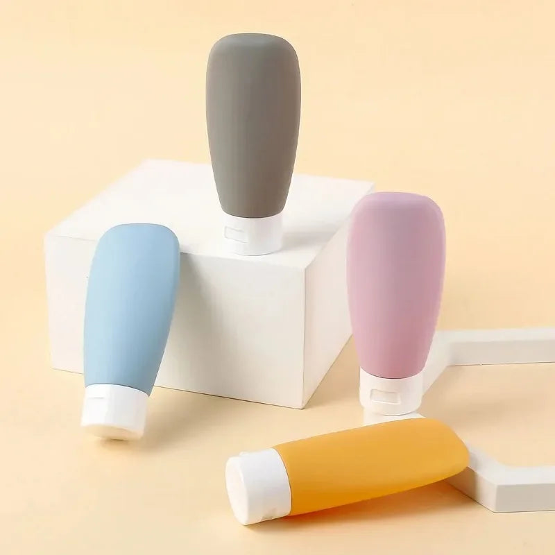 60ml Refillable Travel Bottles Set – 4pc Cosmetic Containers