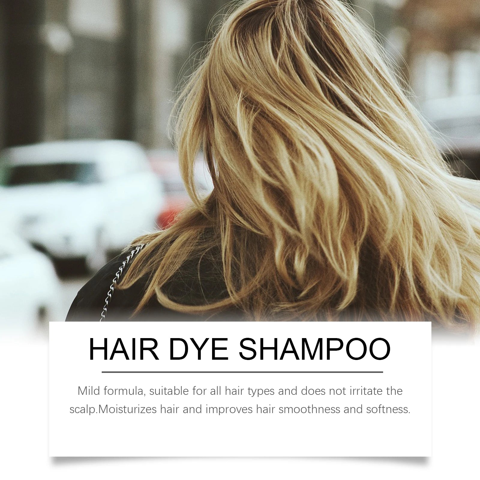 Plant Extract Hair Dye Shampoo – 2-in-1 Gray Coverage Hair Dye Shampoo Oasis Select