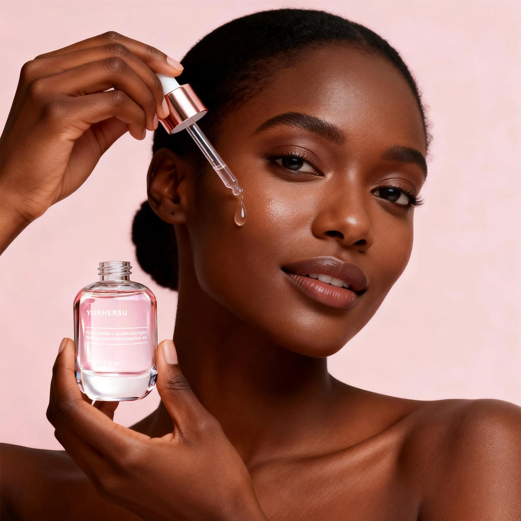 Rose Vitamin C Antioxidant Essence | Radiance Boost Face Serum Vitamin C Face Serum Oasis Select