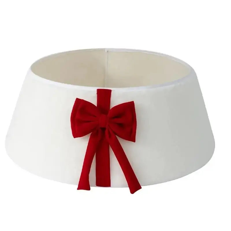 ~WISH Christmas Tree Stand Skirt Reusable Plush With Bowknot-Tree Skirt Holiday Decoration For Indoor/Outdoor A Oasis Select
