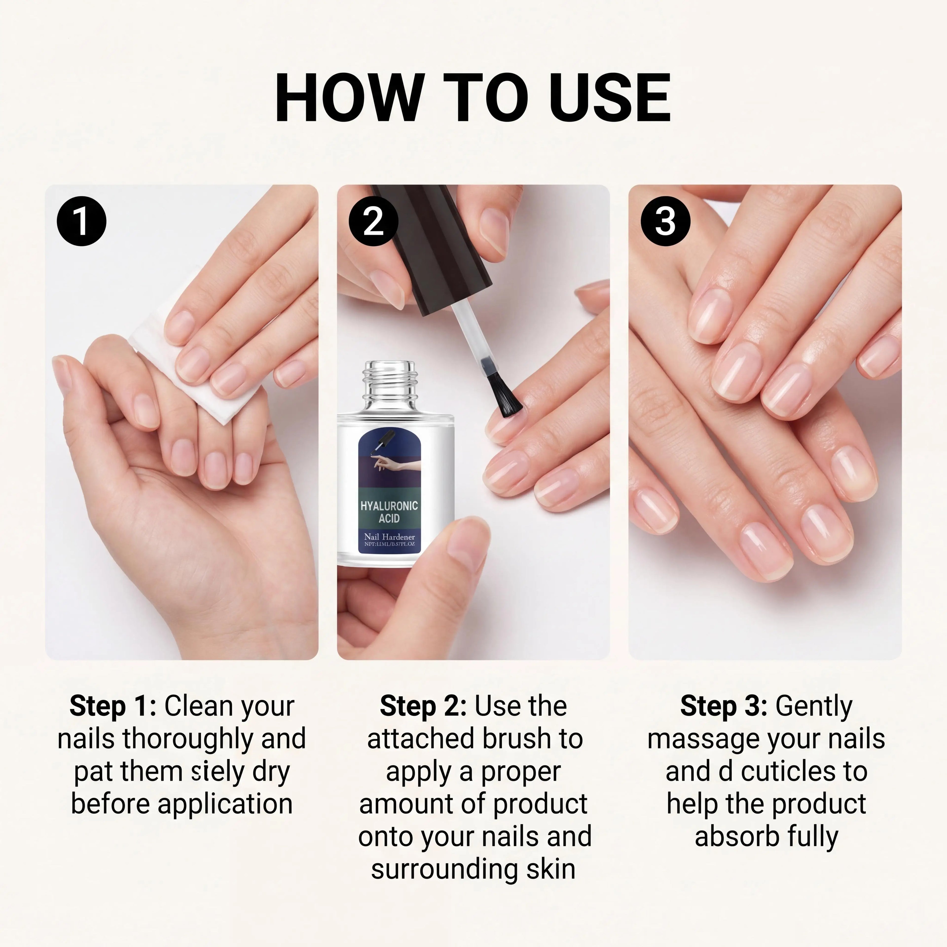 Plant-Based Nail Hardener Repair Nails Gloss Help Enhance Growth Nails Strengthener Protect Hand Foot Thin Nail Treatment Drops Oasis Select