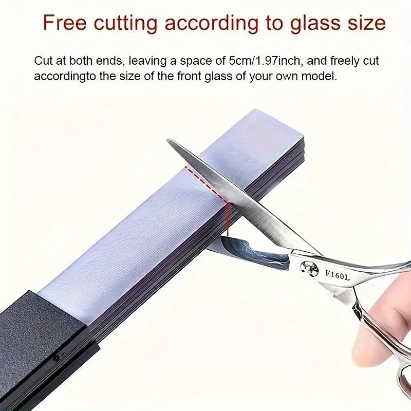 Easy-Install Automatic Retractable Car Sunshade - Uv Protection & Heat Insulation Adhesive Blackout Curtain Oasis Select