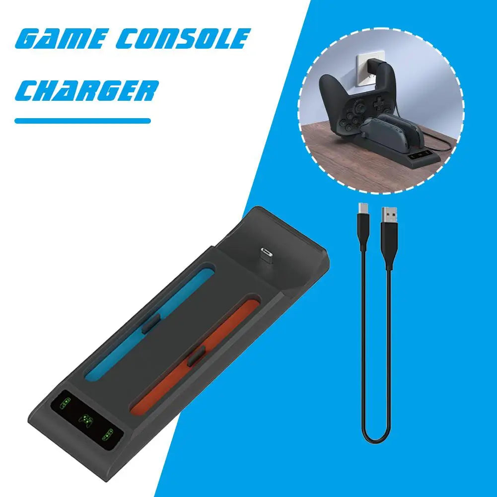 3-in-1 Nintendo Switch 2 Charging Dock – Joy-Con & Pro Controller