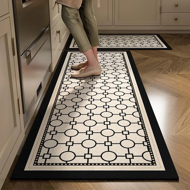 New Soft diatom mud absorbent kitchen carpet stain-resistant floor mats simple floor mats restaurant floor mats Oasis Select B 40x60cm