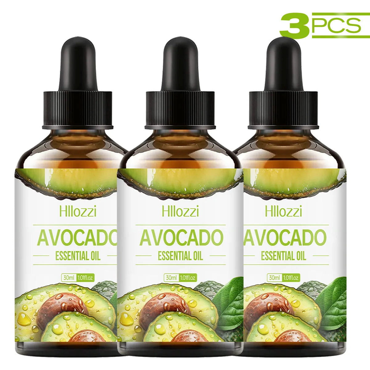 Hllozzi 30ml Avocado Essential Oil – Skin, Hair & Aromatherapy