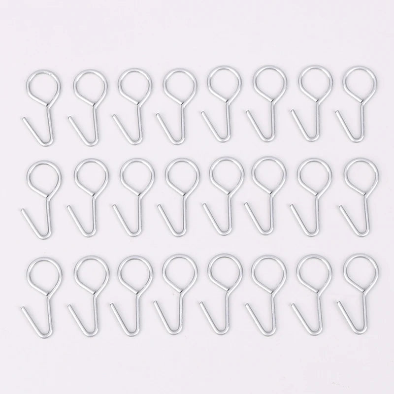 100PCS Multi-functional Car Seat Cover Fixing Hook S Shaped Seat Cover Fastener Oasis Select