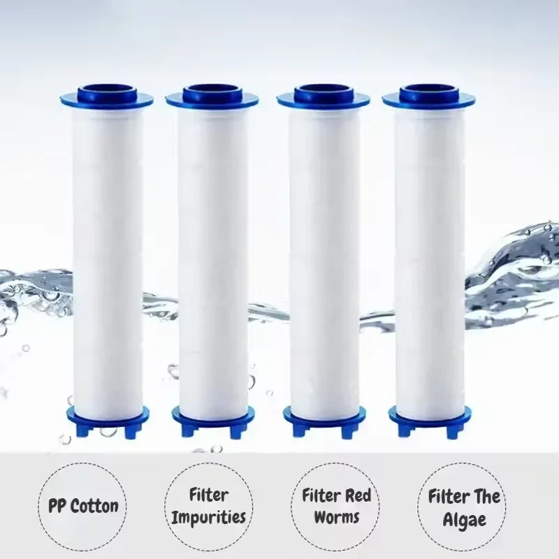 Shower Head Filter Replacement Cotton Inserts – 10 to 40 Pack