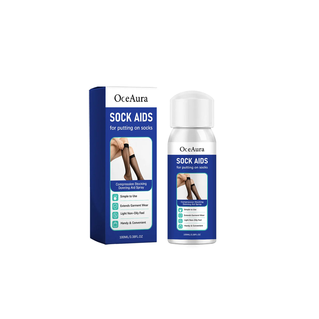 Sock Wearing Helper Spray Smooth Wear Resist Easy Reduce Skin