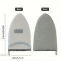 Portable Mini Ironing Board, Handheld Foldable Ironing Pad with Heat Resistant Glove,Small Travel Ironing Mat for Home Mini Iron Oasis Select Gray pointed tip